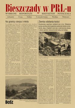 Okadka ksiki - Bieszczady w PRL-u. Wybrane reportae