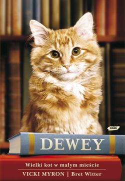 Okadka ksiki - Dewey. Wielki kot w maym miecie 