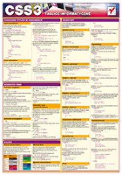 Okadka ksiki - Tablice informatyczne. CSS3