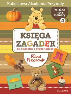 Okadka ksiki - Ksiga zagadek. Na spacerze i przechadzce. Kubu Puchatek