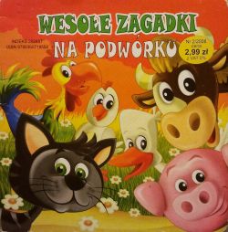 Okadka ksiki - Wesoe zagadki. Na podwrku