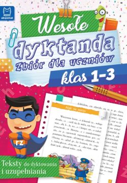 Okadka ksiki - Wesoe dyktanda. Zbir dla uczniw klas 1-3