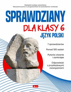 Okadka ksiki - Sprawdziany dla klasy 6. Jzyk Polski
