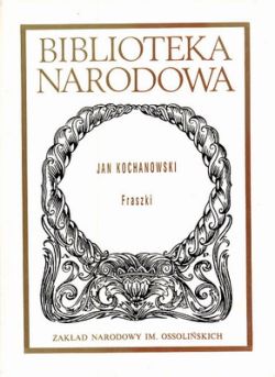 Okadka ksiki - Fraszki