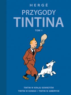 Okadka ksiki - Przygody Tintina. Tom 1