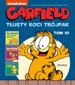 Okadka ksiki - Garfield. Tusty koci trjpak. Tom 10