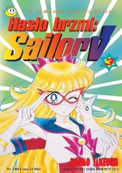 Okadka ksiki - Haso brzmi - Sailor V t. 3