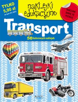 Okadka ksiki - Naklejki edukacyjne. Transport