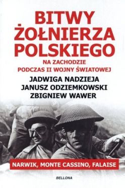 Okadka ksiki - Bitwy onierza polskiego na Zachodzie. Narwik, Monte Cassino, Falaise