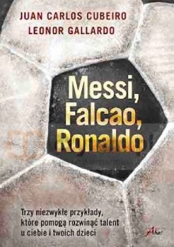 Okadka ksiki - Messi, Falcao, Ronaldo