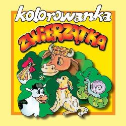 Okadka ksiki - Zwierztka. Kolorowanka