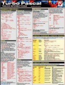 Okadka ksiki - Tablice informatyczne. Turbo Pascal