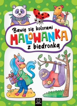 Okadka ksiki - Bawi si kolorami. Malowanka z biedronk
