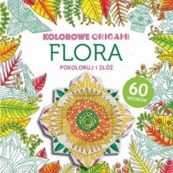 Okadka ksiki - Kolorowanka z origami. Flora