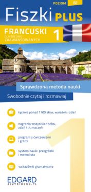 Okadka ksiki - Francuski Fiszki PLUS dla rednio zaawansowanych 1 