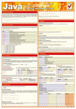 Okadka ksiki - Tablice informatyczne. Java. Wydanie III