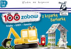 Okadka ksiki - Kapitan Nauka 100 zabaw z kopark Barbark