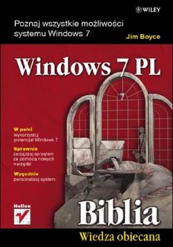 Okadka ksiki - Windows 7 PL. Biblia