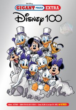 Okadka ksiki - Gigant Poleca Extra. Disney 100. Tom 06/2023
