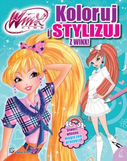 Okadka ksiki - Koloruj i stylizuj z WINX