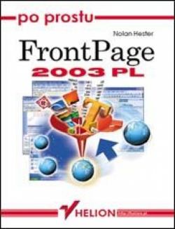 Okadka ksiki - Po prostu FrontPage 2003 PL