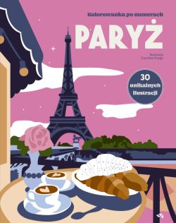 Okadka ksiki - Japonia. Kolorowanka po numerach