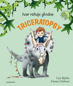 Okadka ksiki - Ivar ratuje godne triceratopsy