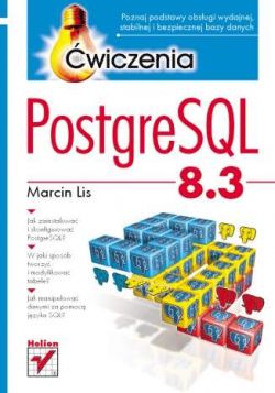 Okadka ksiki - PostgreSQL 8.3. wiczenia