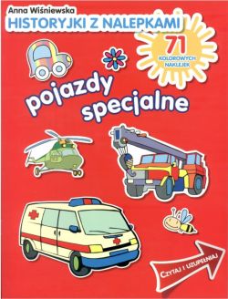 Okadka ksiki - Pojazdy specjalne. Historyjki z nalepkami 
