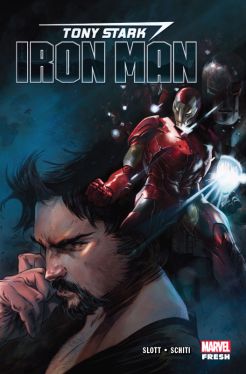 Okadka ksiki - Tony Stark. Iron Man. Tom 1