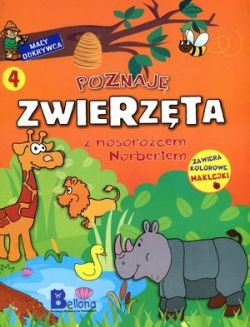 Okadka ksiki - Poznaj zwierzta z nosorocem Norbertem