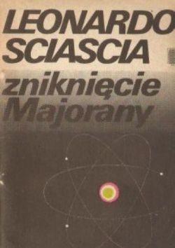 Okadka ksiki - Zniknicie Majorany