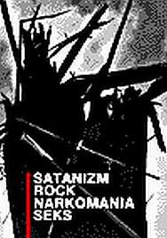 Okadka ksiki - Satanizm. Rock. Narkomania. Seks
