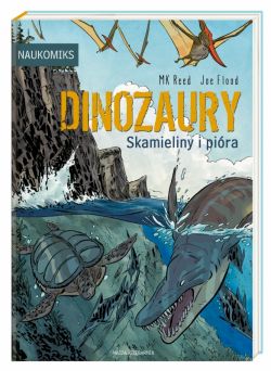 Okadka ksiki - Dinozaury -  skamieliny i pira