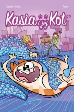 Okadka ksiki - Kasia i jej kot, tom 2