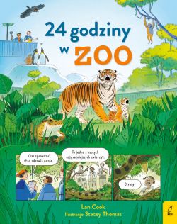 Okadka ksiki - 24 godziny w zoo