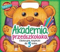 Okadka ksiki - Akademia przedszkolaka. Edukacyjne ksieczki dla 5-latka