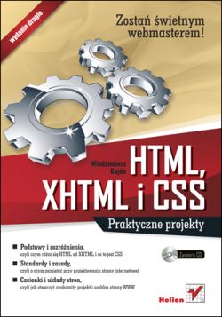 Okadka ksiki - HTML, XHTML i CSS. Praktyczne projekty