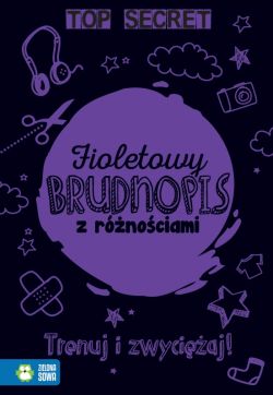 Okadka ksiki - Brudnopis z rnociami. Fioletowy