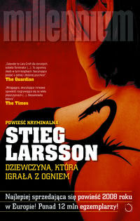 Okadka ksiki - Dziewczyna, ktra igraa z ogniem