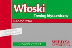 Okadka ksiki - Woski - Trening byskawiczny. Gramatyka