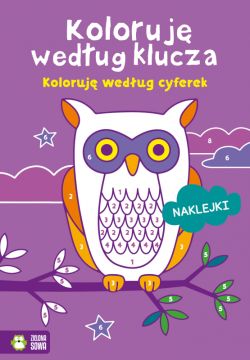 Okadka ksiki - Koloruj wedug klucza. Koloruj wedug cyferek