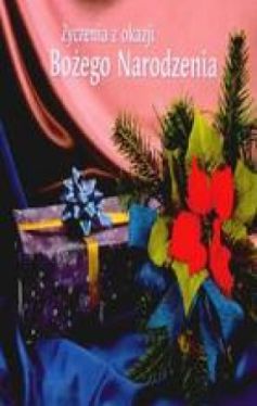 Okadka ksiki - yczenia z okazji boego narodzenia