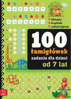 Okadka ksiki - 100 zada - amigwki dla dzieci od 6 lat