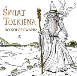 Okadka ksiki - wiat Tolkiena do kolorowania