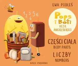 Okadka ksiki - Czci ciaa i liczby. Pops i Boti ucz angielskiego