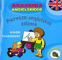 Okadka ksiki - Pierwsze angielskie zdania. Akademia angielskiego