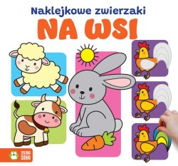 Okadka ksiki - Naklejkowe zwierzaki. Na wsi