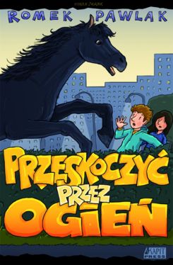 Okadka ksiki - Przeskoczy przez ogie