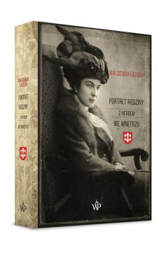 Okadka ksiki - Portret rodziny z herbem we wntrzu